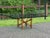 Vintage 1970s McGuire Style Bamboo Organic Coffee Table 48x48 12.5 H