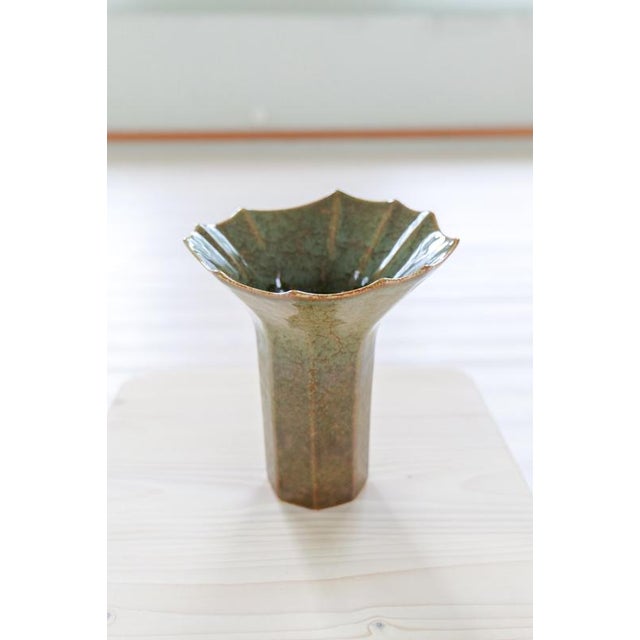 Mid-Century Ceramic Stoneware Bowl and Vase from Rörstrand Studio, Sweden, 1960s, Set of 2 For Sale - Image 12 of 14
