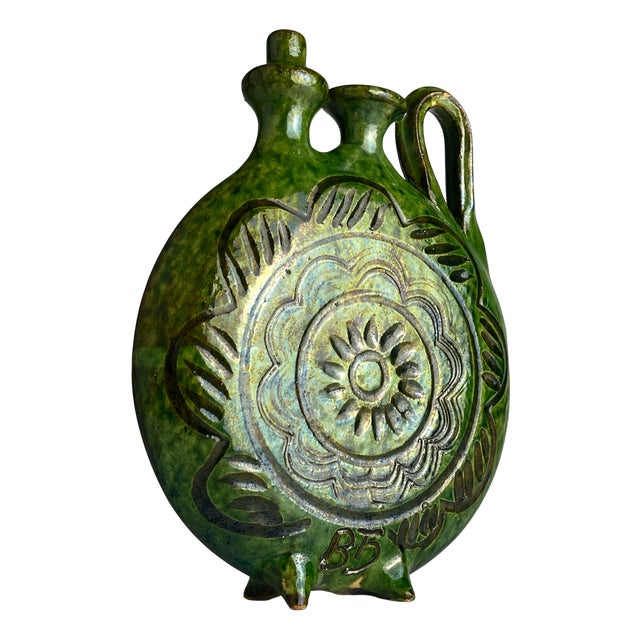 Vintage Ceramic Bottle by Velimir Dordevic, 1970s For Sale