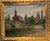 Friedrich Fennel, Village Church, Hesse, 1910, Oil Painting on Canvas For Sale - Image 11 of 13