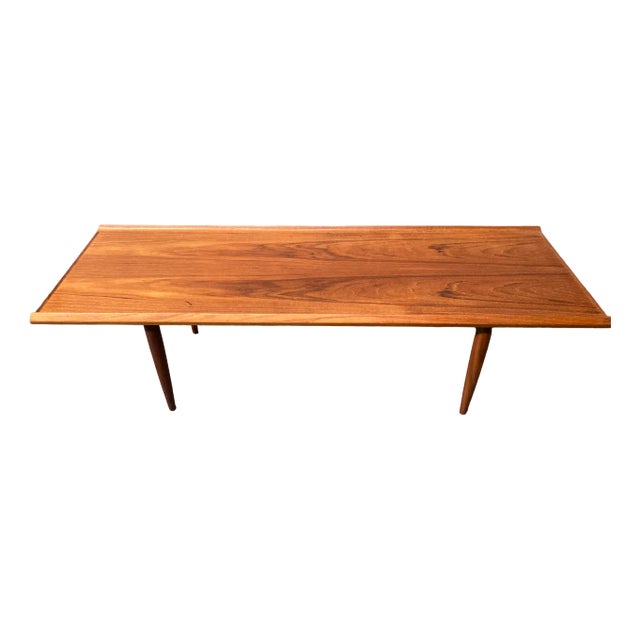 Teak Coffee Table from Topform, 1960s For Sale