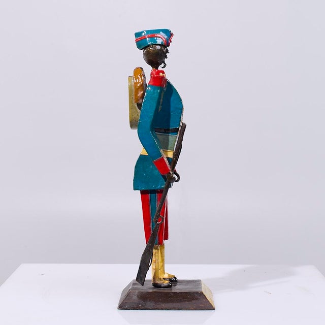 Blue Manuel Felguerez Mid Century Metal Toy Soldier For Sale - Image 8 of 8