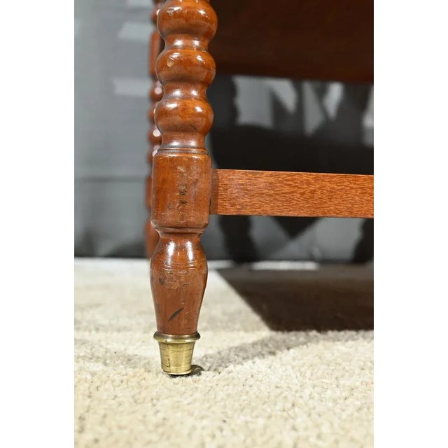 Louis Philippe Magazine Rack in Mahogany For Sale - Image 11 of 18