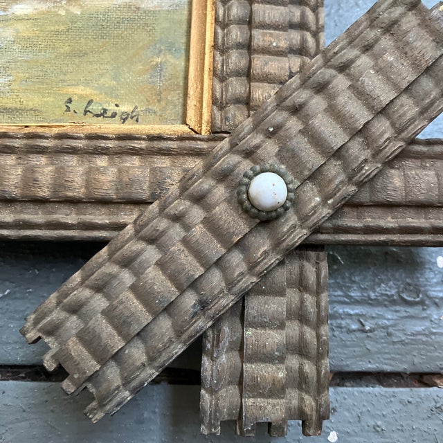 Illustration Contemporary Original Stephen Heigh “Geese at Pond” Victorian Frame For Sale - Image 3 of 4