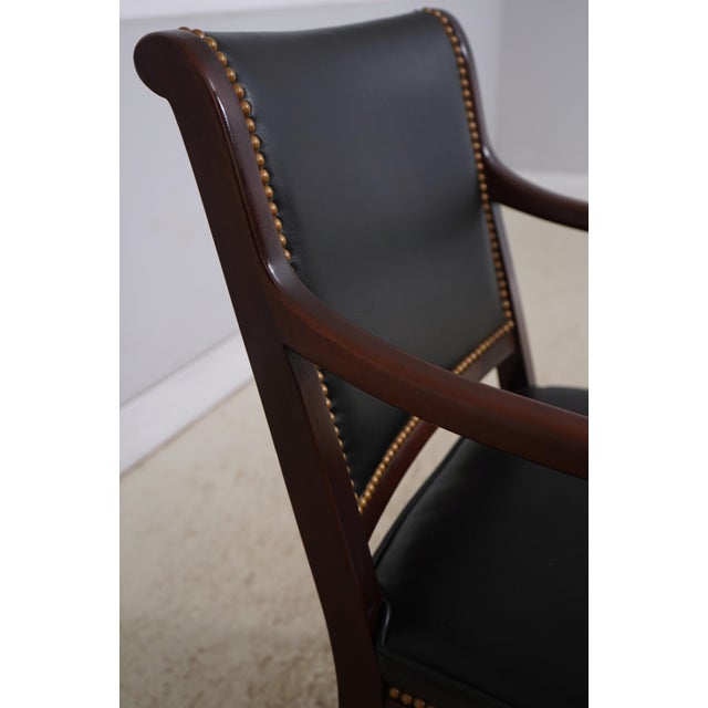 Pair of Hancock & Moore Leather Armchairs For Sale - Image 9 of 18