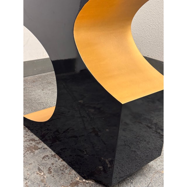 Wood Michael Oren Design Console Table For Sale - Image 7 of 12