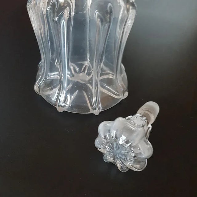 Antique Newcastle Design Glass Decanter For Sale - Image 5 of 8