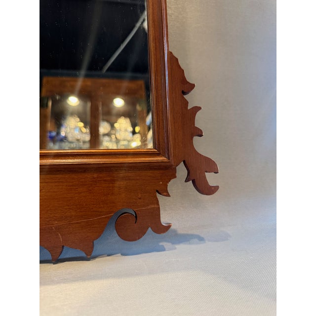Chippendale Antique Chippendale Style Wall Mirror For Sale - Image 3 of 9