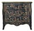 Vintage 1980s Drexel Heritage Chinoiserie Black Lacquer Chest of Drawers For Sale