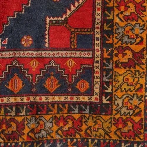 Vintage Turkish Jorun Rug For Sale - Image 6 of 9