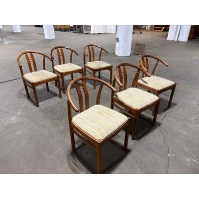 D-Scan Set of Six Scandinavian Modern Dining Chairs by D-Scan, 1980 For Sale - Image 4 of 13