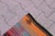 Textile 1970s Rustic Style Hand Knotted Stripe Design Oushak Kilim Runner Rug For Sale - Image 7 of 9