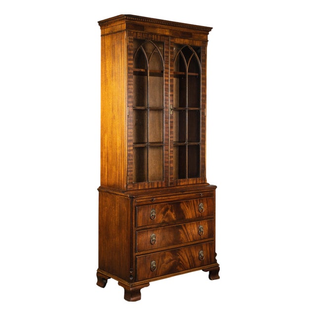 Late 20th Century English Bookcase from Reprodux For Sale