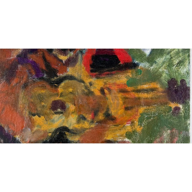 Mid Century Abstract Expressionist Guitarist Figurative by Norman Rubington For Sale - Image 4 of 6