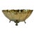 Vintage Heavy Brass Footed Planter For Sale