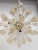 Murano Glass Sputnik Chandelier with Gold Air Drops and Gold Metal Frame from Simoeng For Sale - Image 7 of 9