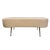 Mid-Century Modern Italian White Kidney-Shaped Ottoman, 1960s For Sale - Image 3 of 5