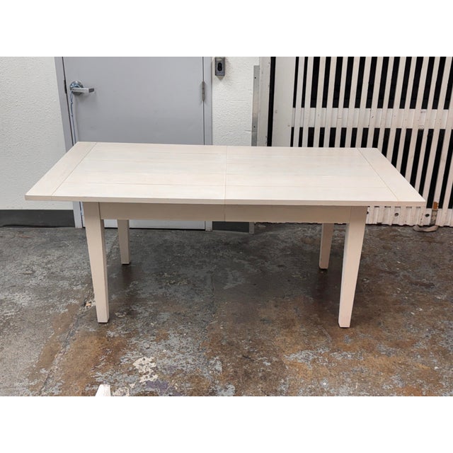 Coastal Serena & Lily Beach House Extension Dining Table in Saltwashed Oak For Sale - Image 3 of 12