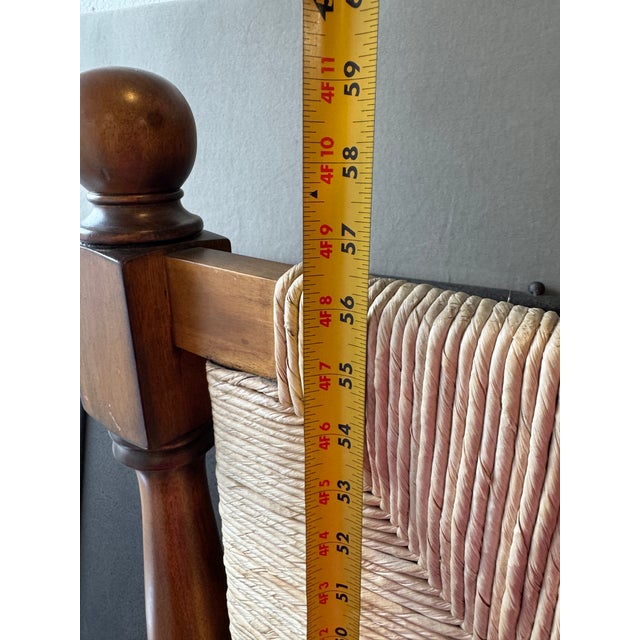 Queen Size Woven Rush Headboard For Sale - Image 13 of 18