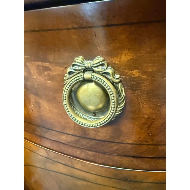 Wood Drexel Heritage Serpentine Inlaid Sideboard For Sale - Image 7 of 12