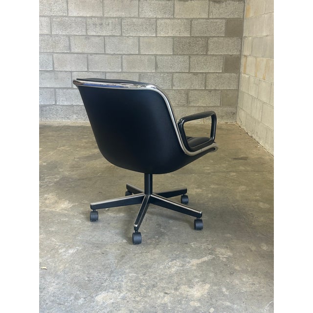 1980s Charles Pollock for Knoll Office Desk Chair For Sale In Philadelphia - Image 6 of 10
