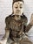 Wood 18th Century Monumental Chinese Polychromed Seated Guanyin Statute For Sale - Image 7 of 18
