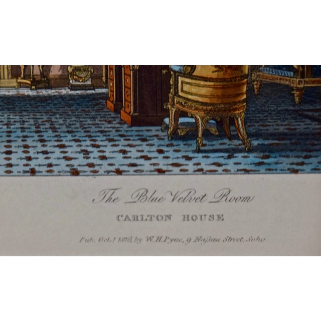 19th Century Four 19th Century Hand-Colored Engravings Depicting English Royal Residences by Charles Wild, 1816 For Sale - Image 5 of 12