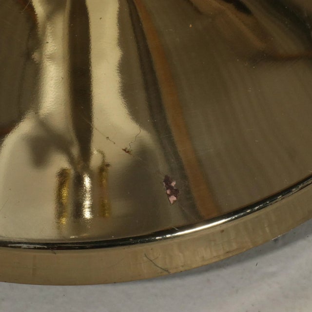 Brass Deco Pagoda Floor and Table Lamps after Walter Von Nessen - A Pair For Sale - Image 10 of 12