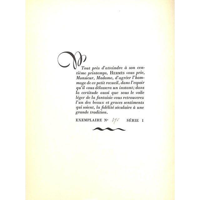 Cent Ans Ou Quelques Reflexions Sur La Collection Particuliere De m.h Hermes 1928 Hermes Sellier Paris For Sale - Image 9 of 12