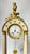 19th Century French Empire Ormolu Bronze and White Marble Portico Clock For Sale - Image 4 of 12