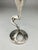 Silver Mid-Century Glass Bowl with Organically Shaped Metal Base by Kurt Jesch for Amadeo / Fratelli Tonini, 1970 For Sale - Image 8 of 12