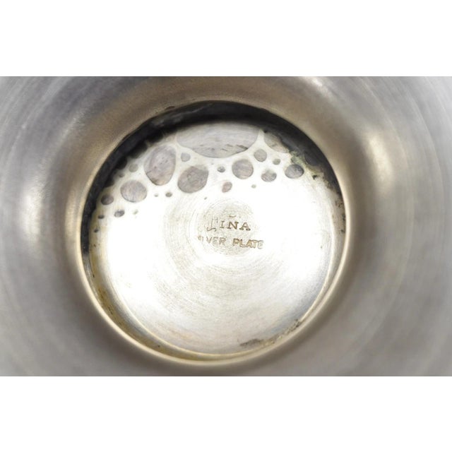 Vintage Victorian Silver Plated Footed Coffee Pot Tea Kettle For Sale - Image 11 of 12