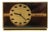 Small and Mechanical Swiza 8 Table Clock in Brass with an 8-Day Movement, 1960s For Sale