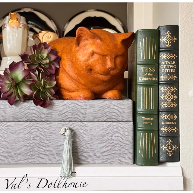 Vintage Cheshire Cat Statue For Sale - Image 15 of 16