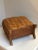 Brown Antique Footed Splint Basket With Handle For Sale - Image 8 of 12