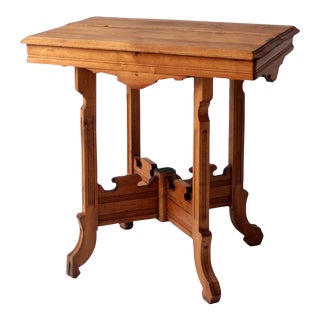 Antique Victorian Parlor Table For Sale