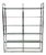 Italian Chrome and Smoked Glass Bookcase, 1970s For Sale