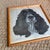 Brown Mid 20th Century Ray De Santis Sporting Dog Portrait, English Cocker Spaniel in Bamboo Frame For Sale - Image 8 of 8