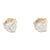 New 0.42ctw Diamond Martini Stud Earrings 14k White Gold Round Solitaire Studs - 2 Pieces For Sale