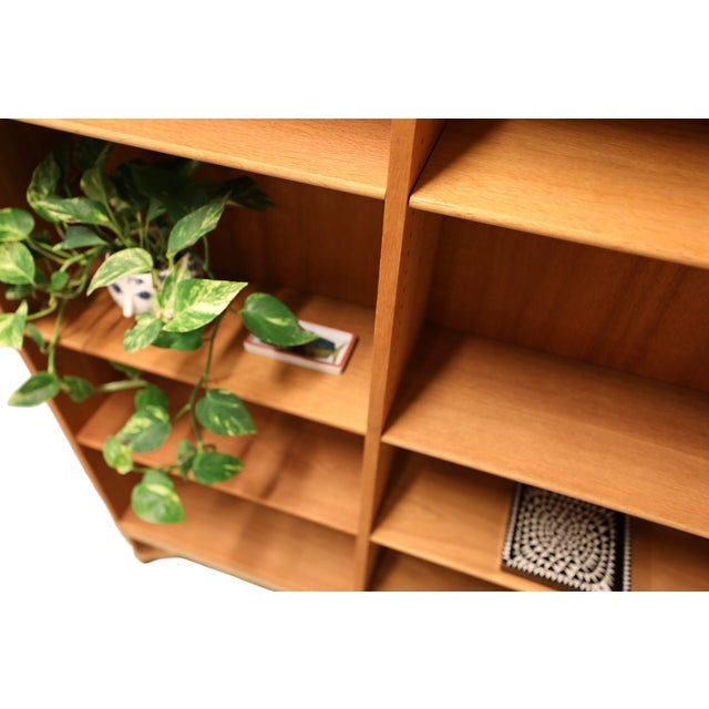 Tall Bookcase in Oak by Børge Mogensen for FDB, 1960s For Sale - Image 14 of 15
