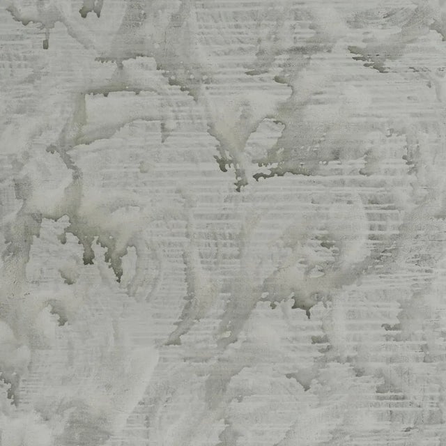 Schumacher X Colette Cosentino Valiant Wallpaper In Charcoal For Sale