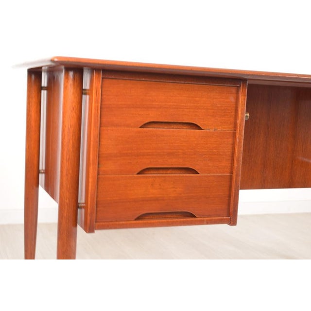 Vintage Writing Desk, Italy, 1960 For Sale - Image 11 of 15