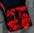Late 20th C. Boxed Set of 4 Walai Crimson & Orange Stripe Silk Placemats & Napkins For Sale - Image 15 of 18
