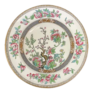 Antique Minton Chinoiserie Ironstone Indian Tree Large Rim Soup Bowl