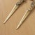 1950s French Brass Seahorse Letter Opener For Sale - Image 11 of 11