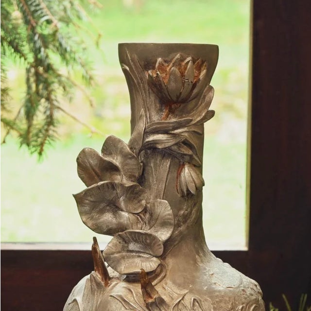 Art Nouveau Figural Vase, 1920s For Sale - Image 3 of 9