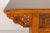 Brown Mid 20th Century Carved Console Table with Two Drawers, Scrolling Clouds & Flowers For Sale - Image 8 of 12