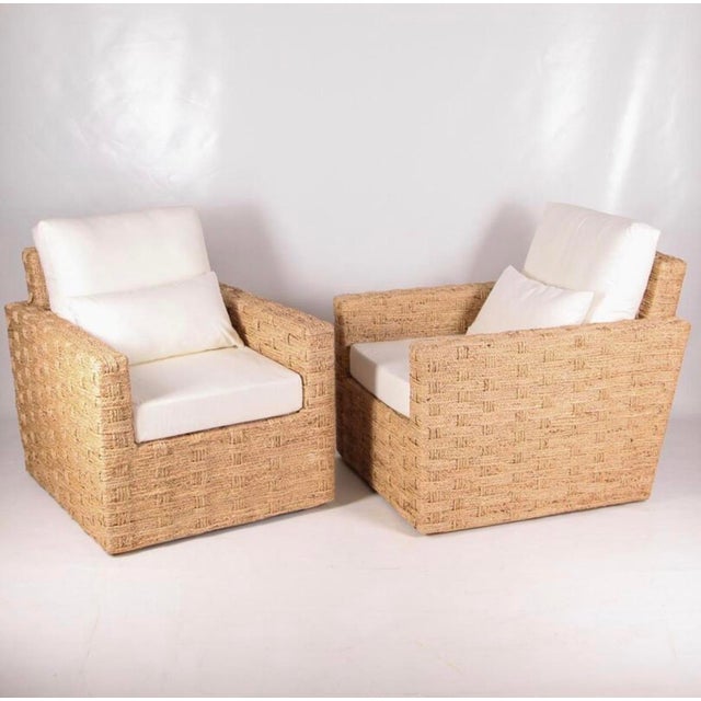 Armchairs with Braided Junction, Set of 2 For Sale - Image 13 of 13