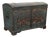 19th Century Swedish Original Painted Dome-Top Trunk, Dated 1863 For Sale