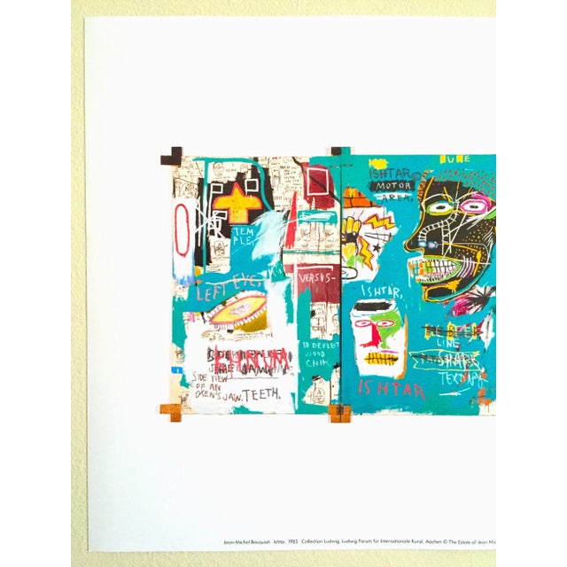 This Jean Michel Basquiat Estate fine art offset lithograph Pop Art Print " Ishtar " 1983, is a very special piece to add...